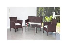 Jogo Namoradeira Fibra Sintética Vime Varanda Externa