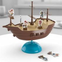 Jogo Não Derrube Barco Pirata Equilibra Interativo Diversão Concentração Estratégia Coordenação Motora Criancas Presente