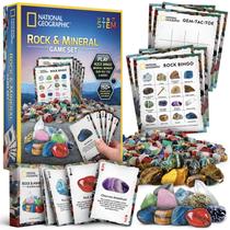 Jogo NATIONAL GEOGRAPHIC Rock Bingo com mais de 150 rochas e minerais