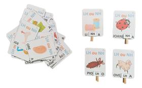 Jogo Nh Ou Lh Com Mini Pregador Alfabetização Recurso Sala Jogo Nh Ou Lh Com Mini Pregador Alfabetização Recurso Sala
