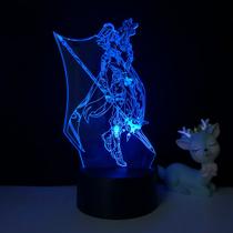 Jogo Night Light 3D Genshins Impacts, acrílico LED de 16 cores Jogo Night Light 3D Genshins Impacts, acrílico LED de 16 cores