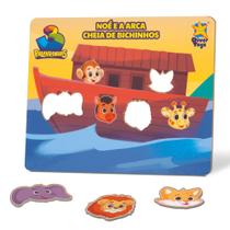 Jogo Noé e a Arca Cheia de Bichinhos - 3 Palavrinhas - Diver Toys Jogo Noé e a Arca Cheia de Bichinhos - 3 Palavrinhas - Diver Toys