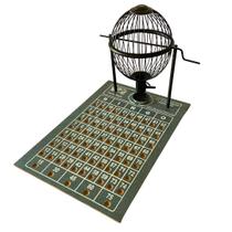 Jogo Números 1 A 75 Globo De Metal Tabuleiro Em Madeira N2 Jogo Números 1 A 75 Globo De Metal Tabuleiro Em Madeira N2