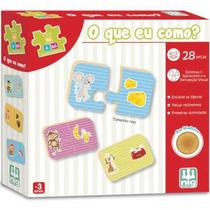 Jogo O Que Eu Como Madeira - Nig Brinquedos Jogo O Que Eu Como Madeira - Nig Brinquedos