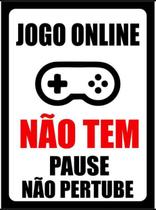 Jogo Online Nãp Tem Pause Placa Para Sala Gamer Streaming