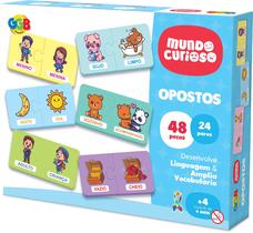 Jogo Opostos GGB Jogo Educativo Infantil para Aprender Conceitos, Desenvolvimento e Alfabetização Jogo Opostos GGB Jogo Educativo Infantil para Aprender Conceitos, Desenvolvimento e Alfabetização
