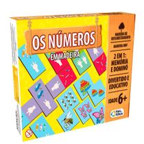 Jogo Os Números: 2 em 1 Memória e Dominó - Pais & Filhos