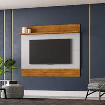 Jogo Painel e Rack Orlando Naturalle Off White