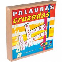Jogo Palavras Cruzadas Carlu MDF 72 Peças Ref. 1047 Jogo Palavras Cruzadas Carlu MDF 72 Peças Ref. 1047