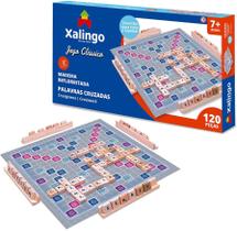 Jogo Palavras Cruzadas Tabuleiro - Xalingo Jogo Palavras Cruzadas Tabuleiro - Xalingo