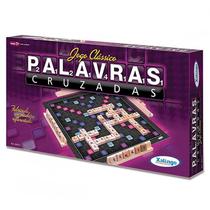 Jogo Palavras Cruzadas Xalingo - 120 Pedras - 4 Suportes