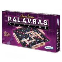 Jogo Palavras Cruzadas Xalingo - 120 Pedras - 4 Suportes