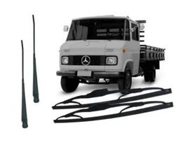 Jogo Palheta + Braços Limpador Mercedes Mb 608 / 708 04 Pç Jogo Palheta + Braços Limpador Mercedes Mb 608 / 708 04 Pç