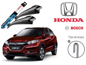 Jogo palheta dianteira bosch honda hrv hr-v 2015 a 2018