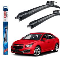 Jogo Palheta Dianteira Limpado Para-brisa Bosch GM Cruze 2011 A 2016