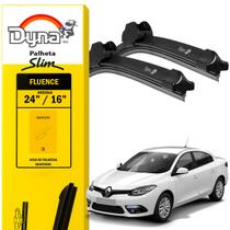 Jogo Palhetas Limpador Parabrisa Dyna Original Fluence 2015 a 2018 do Parabrisa Dianteiro