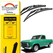 Jogo Palhetas Limpador Parabrisa Dyna Original Pickup A10 A20 A40 C10 C20 D10 D20 1964 a 1998 para Limpador Dianteiro Jogo Palhetas Limpador Parabrisa Dyna Original Pickup A10 A20 A40 C10 C20 D10 D20 1964 a 1998 para Limpador Dianteiro