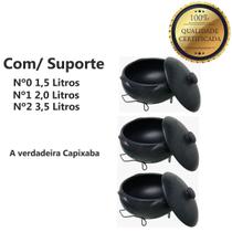 Jogo Panela Barro Preto Capixaba Self Service N0 N1 N2