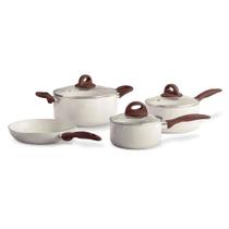 Jogo Panelas 04 Peças Ceramic Life Smart Plus Vanilla Brinox