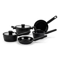 Jogo Panelas 5 Pcs Indução Cerâmica Maison Brilho Hauskraft
