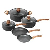 Jogo Panelas 5 Peças Antiaderente Fogão Gas E Indução Lehavi Yafo Jogo Panelas 5 Peças Antiaderente Fogão Gas E Indução Lehavi Yafo