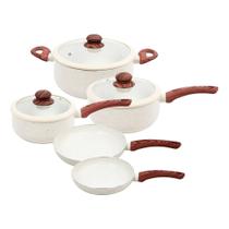 Jogo Panelas 5 Peças Antiaderente Fogão Gas E Indução Lehavi Yafo