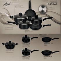 Jogo Panelas 5p Serena Mta Black Antiaderente Cerâmico induc Jogo Panelas 5p Serena Mta Black Antiaderente Cerâmico induc