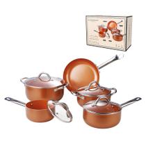 Jogo panelas antiaderente indução zahtar 5 pecas hauskraft