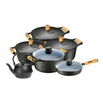 Jogo Panelas Caçarolas, Frigideira e Chaleira Panela Mineira