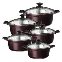 Jogo Panelas Cereja Alumínio Fundido Usinado Javali AA16a24