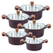 Jogo Panelas Cereja Alumínio Fundido Usinado Javali Am16A24