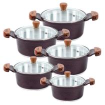 Jogo Panelas Cereja Alumínio Fundido Usinado Javali AM16a24