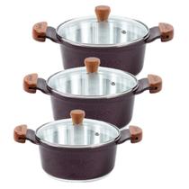 Jogo Panelas Cereja Alumínio Fundido Usinado Javali AM26a30