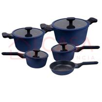 Jogo Panelas Hercules Marine Revestimento Ceramico Indução 5 Jogo Panelas Hercules Marine Revestimento Ceramico Indução 5