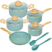 Jogo Panelas Indução Ceramiclife Botanika 7 Peças Brinox