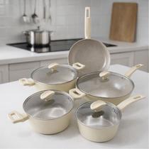 Jogo Panelas Indução Conjunto Rev Cerâmica Parma 5 Peças Revestimento Antiaderente Tampa Vidro Inox Lava Louças Fogão Elétrico Gás Cozinha Fundo A5 Jogo Panelas Indução Conjunto Rev Cerâmica Parma 5 Peças Revestimento Antiaderente Tampa Vidro Inox Lava Louças Fogão Elétrico Gás Cozinha Fundo A5