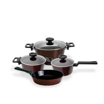 Jogo Panelas Reverse Alumínio Forjado Indução Neoflam