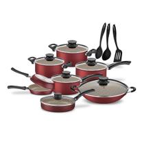 Jogo Panelas Salvador 10 Pc Alumínio Antiaderente Tramontina Jogo Panelas Salvador 10 Pc Alumínio Antiaderente Tramontina