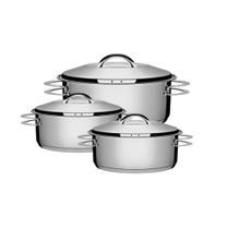 Jogo Panelas Solar 3 Peças Tramontina Aço Inox 20, 24 e 28Cm