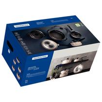 Jogo Panelas Tramontina Tunis Alumínio Rosa Trufado 5 Peças Jogo Panelas Tramontina Tunis Alumínio Rosa Trufado 5 Peças