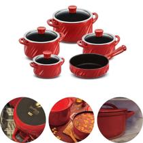 Jogo Panelas Twist Indução 5 Peças 100% Cerâmica Cerâflame Jogo Panelas Twist Indução 5 Peças 100% Cerâmica Cerâflame