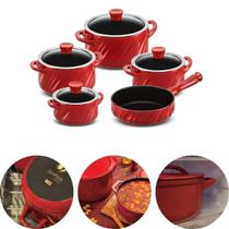 Jogo Panelas Twist Indução 5 Peças 100% Cerâmica Cerâflame Jogo Panelas Twist Indução 5 Peças 100% Cerâmica Cerâflame