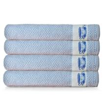 Jogo Pano De Copa Dohler Atoalhado Kit 4 Peças Azul Jogo Pano De Copa Dohler Atoalhado Kit 4 Peças Azul