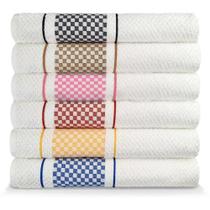 Jogo Pano De Copa Dohler Atoalhado Vitória Kit 6 Peças