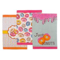 Jogo Pano de Copa Felpudo Fiori 6 Peças Teka