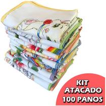 Jogo Pano De Prato Kit C/100 Cozinha Vies - MagazineMDS