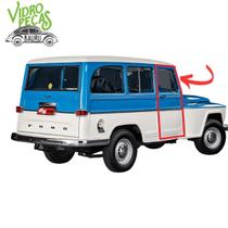 Jogo Par Borracha Porta Rural Willys Pick-Up F75 2 Portas