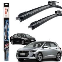 Jogo Par Kit Palheta Dianteira Limpador Parabrisa Original Bosch Onix 2019 2020 2021 2022