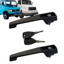 Jogo Par Maçaneta Externa Porta para Mercedes-Benz 709 / 710 / 1418 / 1618 / 1935 - Mesma Chave