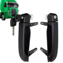 Jogo Par Maçaneta Externa Porta para Volkswagen Constellation - 2 Chaves Mesmo Segredo